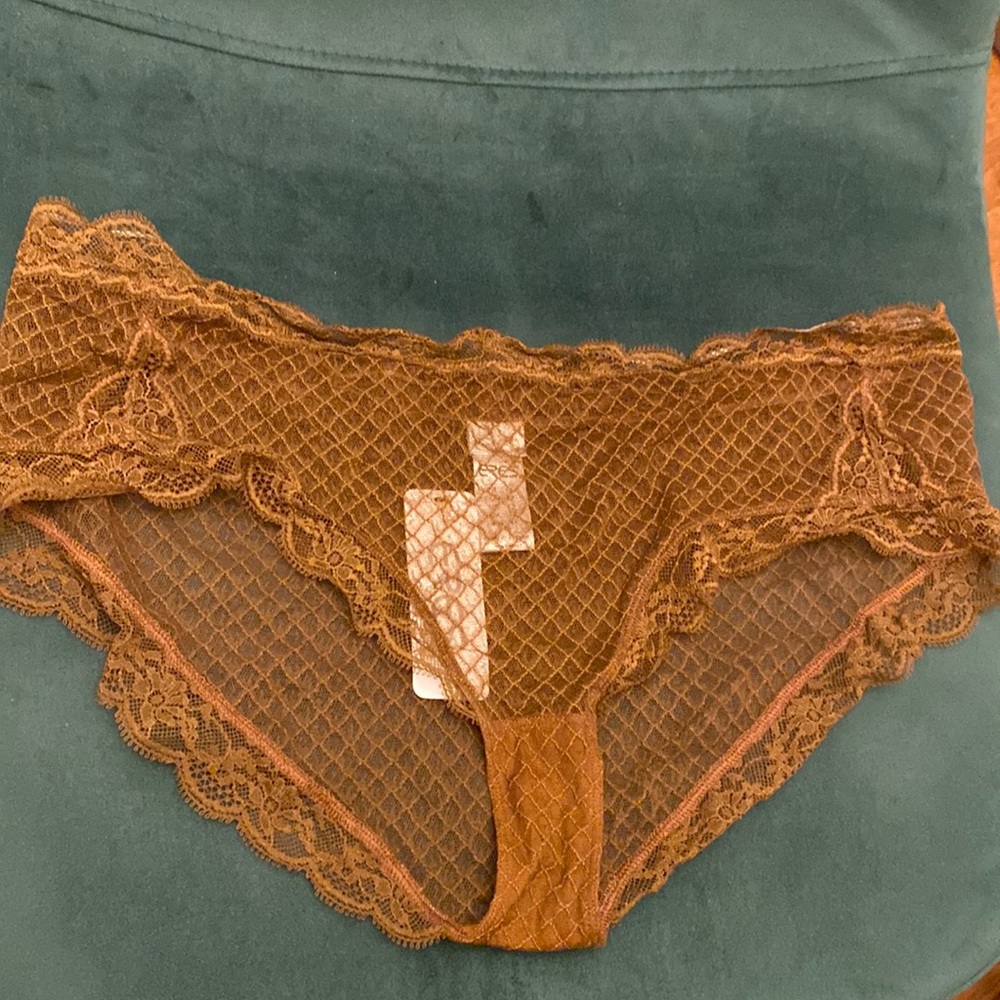 Eres brown lace underwear - new with tag